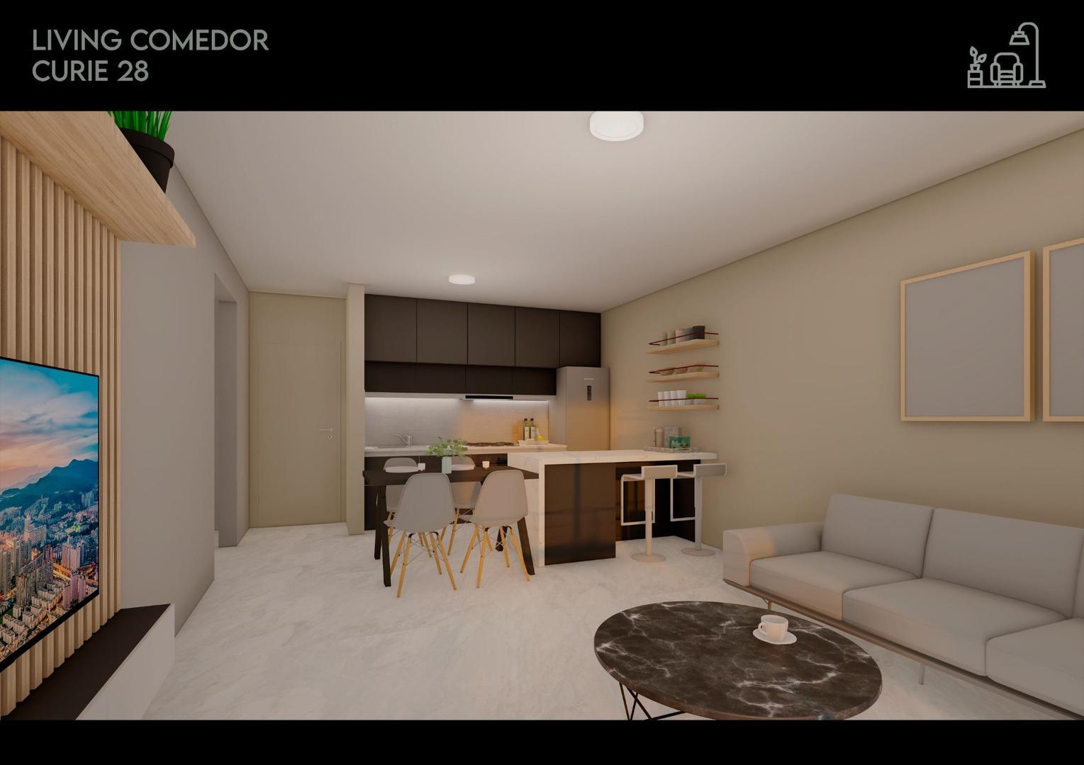 Departamento 3 ambientes con 2 baños