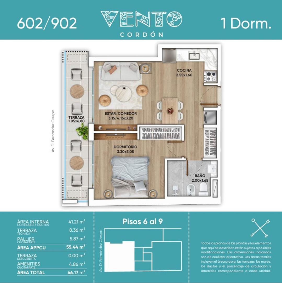 Vento Cordon 1 dorm a Estrena Agosto 2026