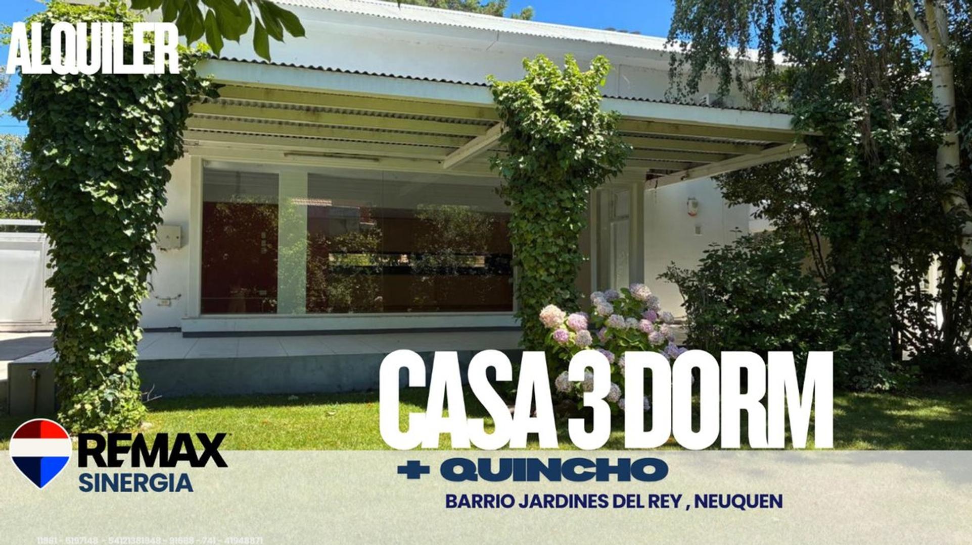 ALQUILER CASA RESIDENCIAL, BARRIO JARDINES DEL REY