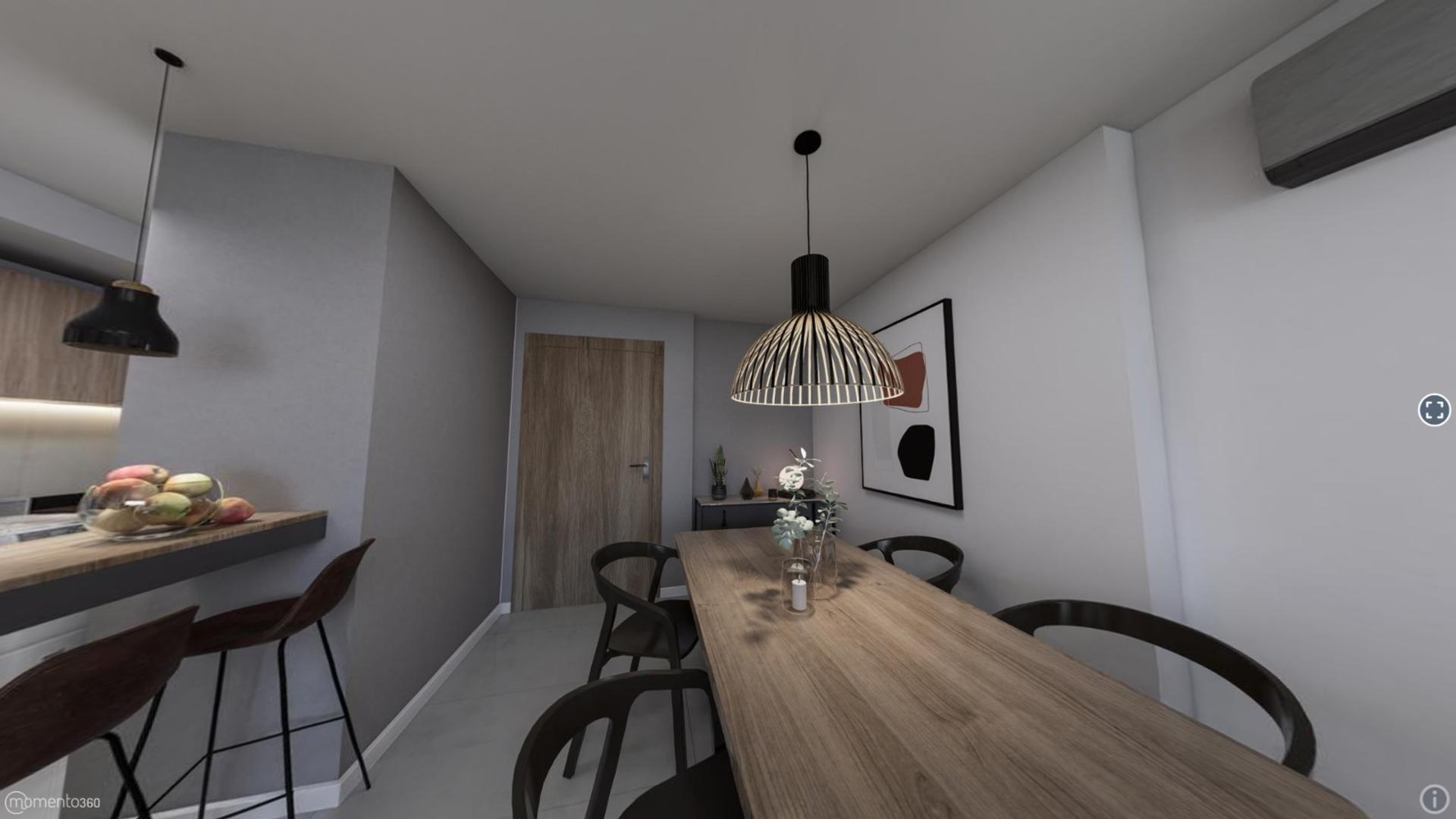 Departamento 3 ambientes con 1 baño