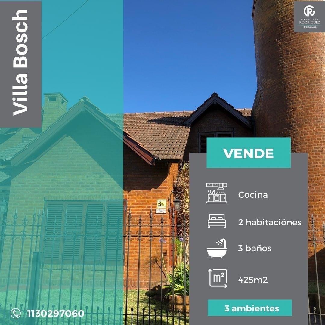 Casa Chalet  en Venta en Villa Bosch, Tres de Febrero, G.B.A. Zona Oeste