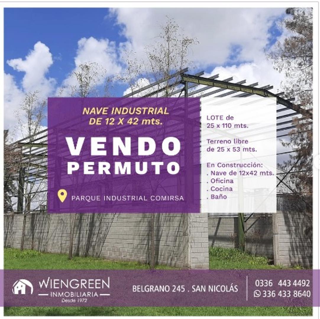 VENDO o PERMUTO  NAVE Industrial a terminar