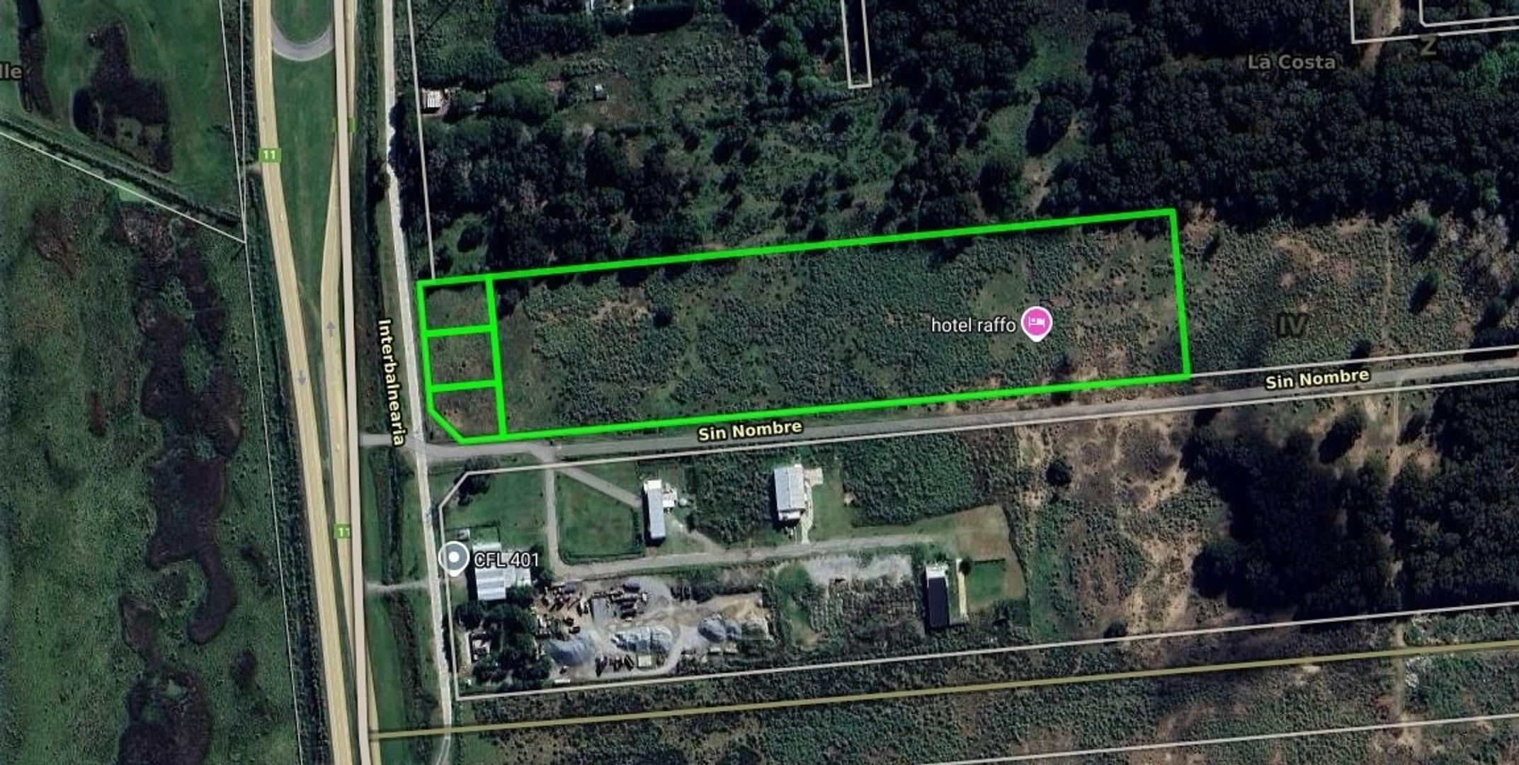 EXCELENTE FRACCIÓN DE 7HA EN LA ENTRADA DE LA LUCILA DEL MAR