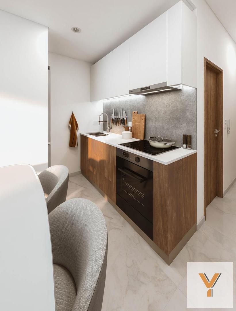 Departamento venta 1 dormitorio-construcción-42 metros-Frente-Pozo-Tribunales-La Plata