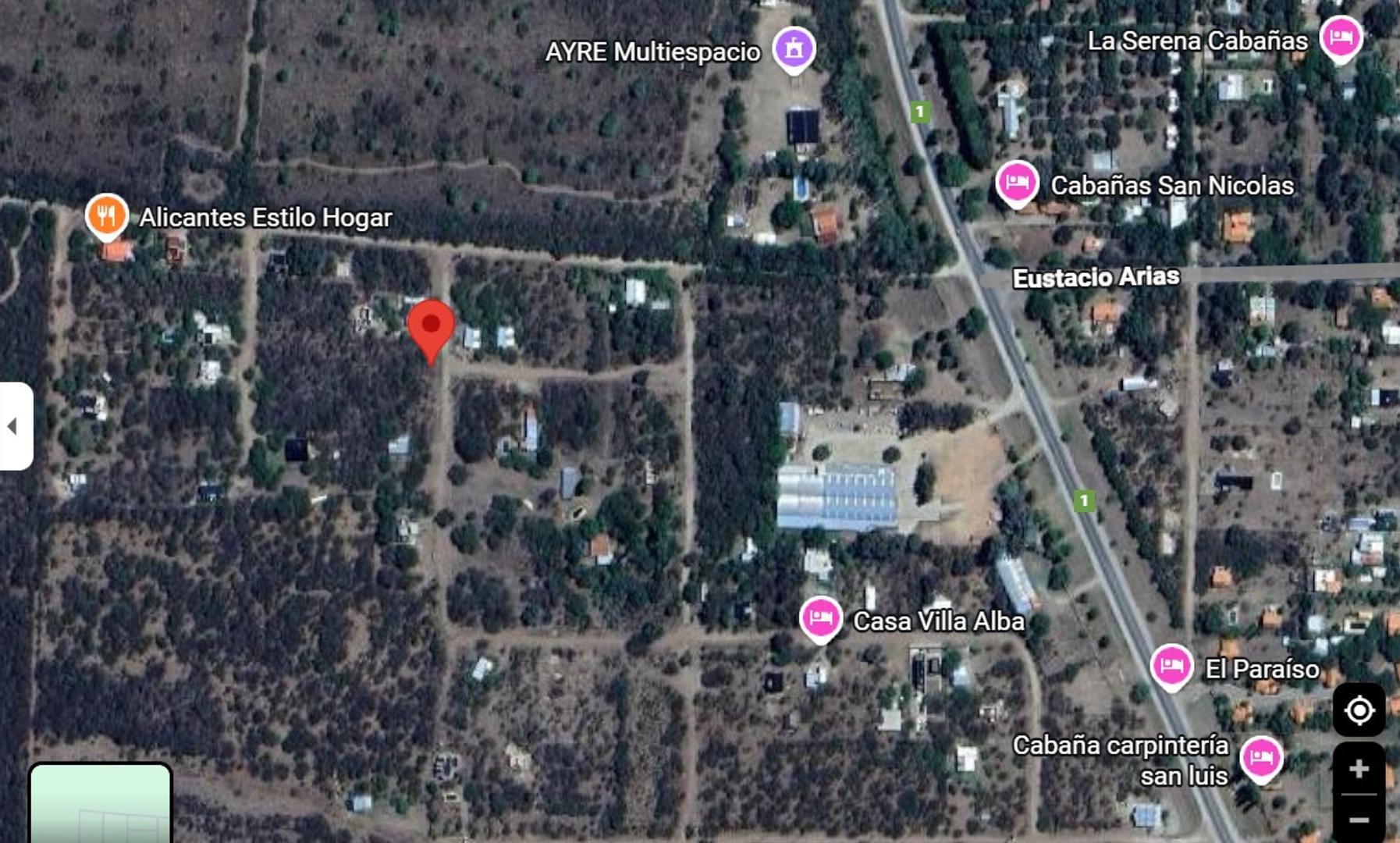 lote de 1000 m2 en Carpinteria