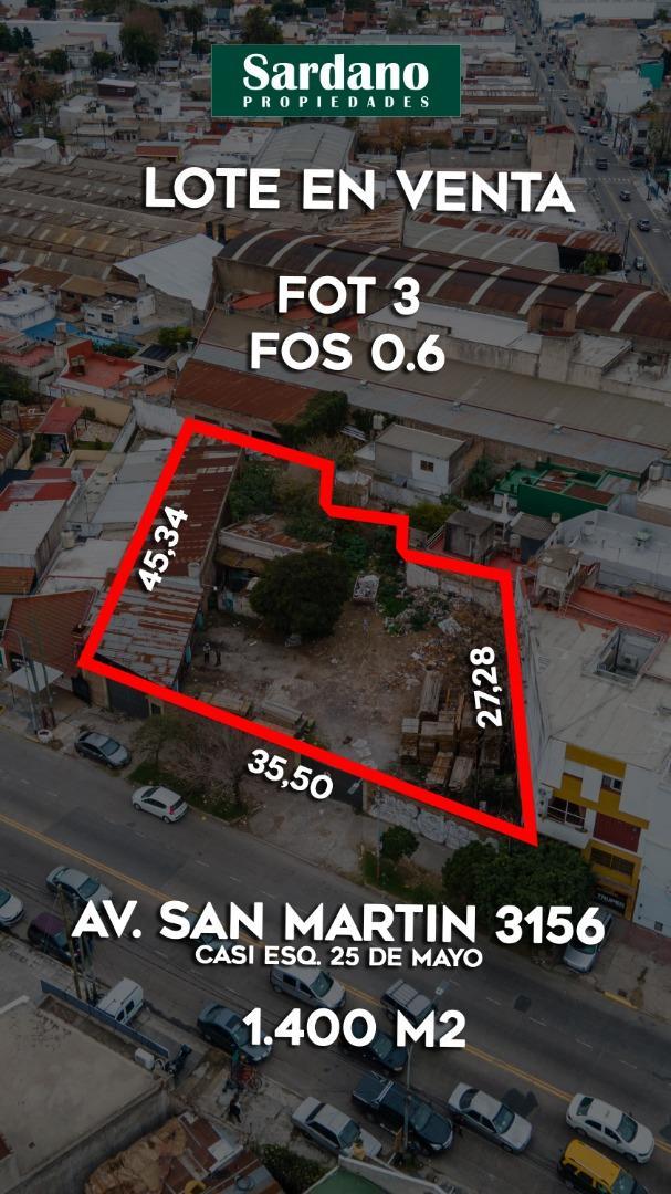 PREDIO 1400 M2 VENTA O ALQUILER - Lanús Oeste.