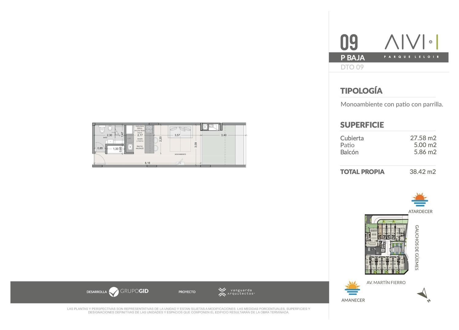 Departamento en Venta en Barrio Parque Leloir, USD 110.000