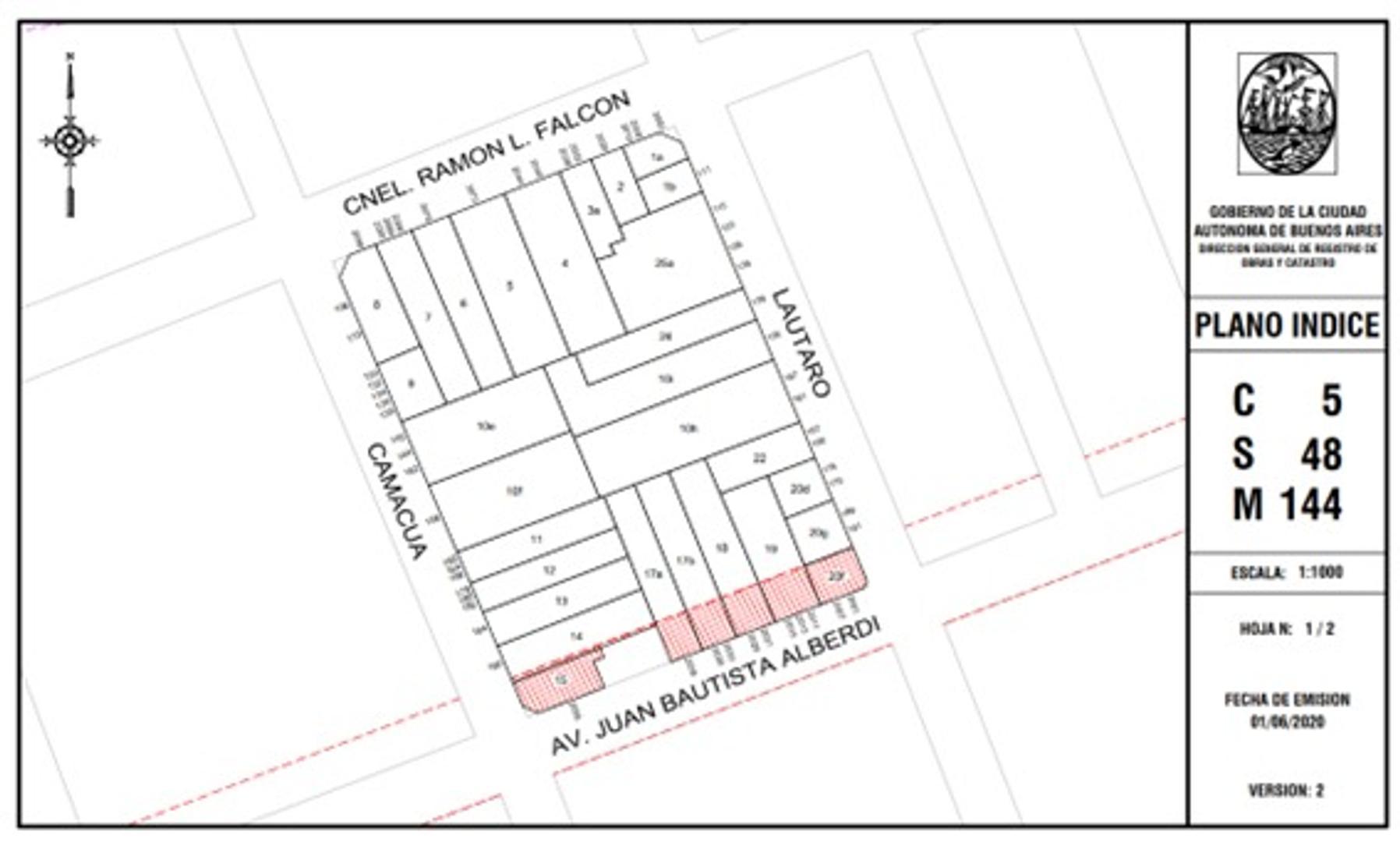 Terreno en Venta en Caballito, USD 1.350.000