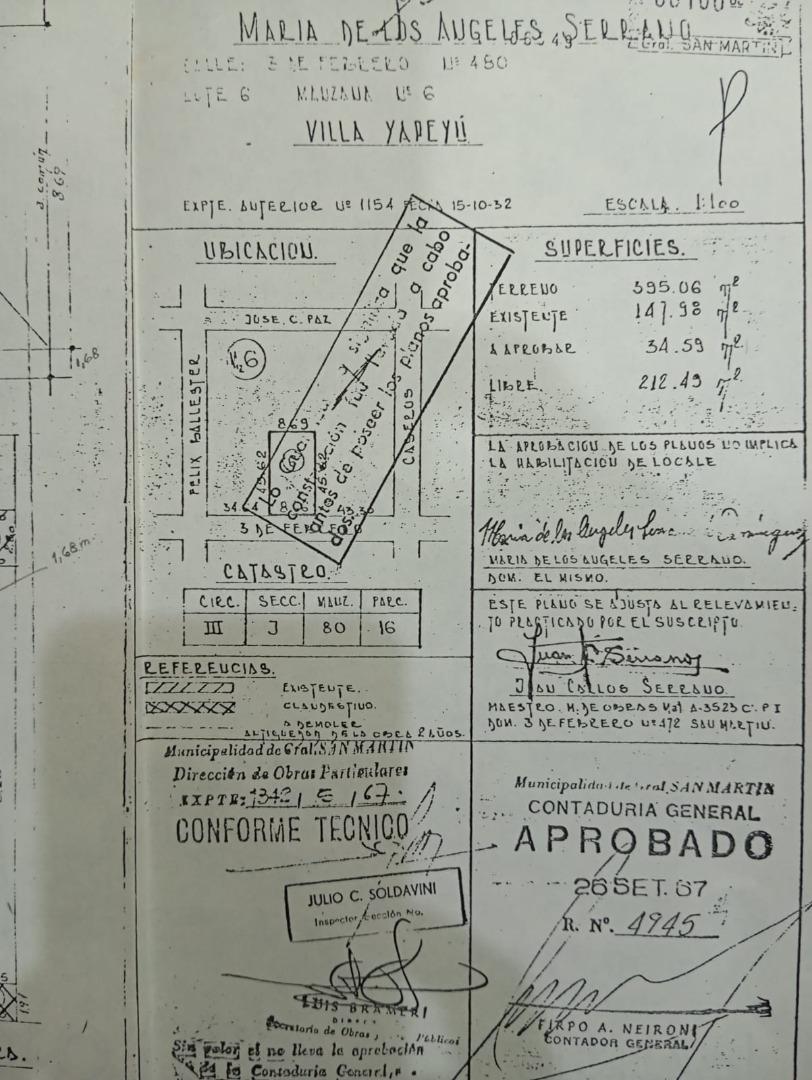 Terreno en Venta en General San Martin, USD 149.500