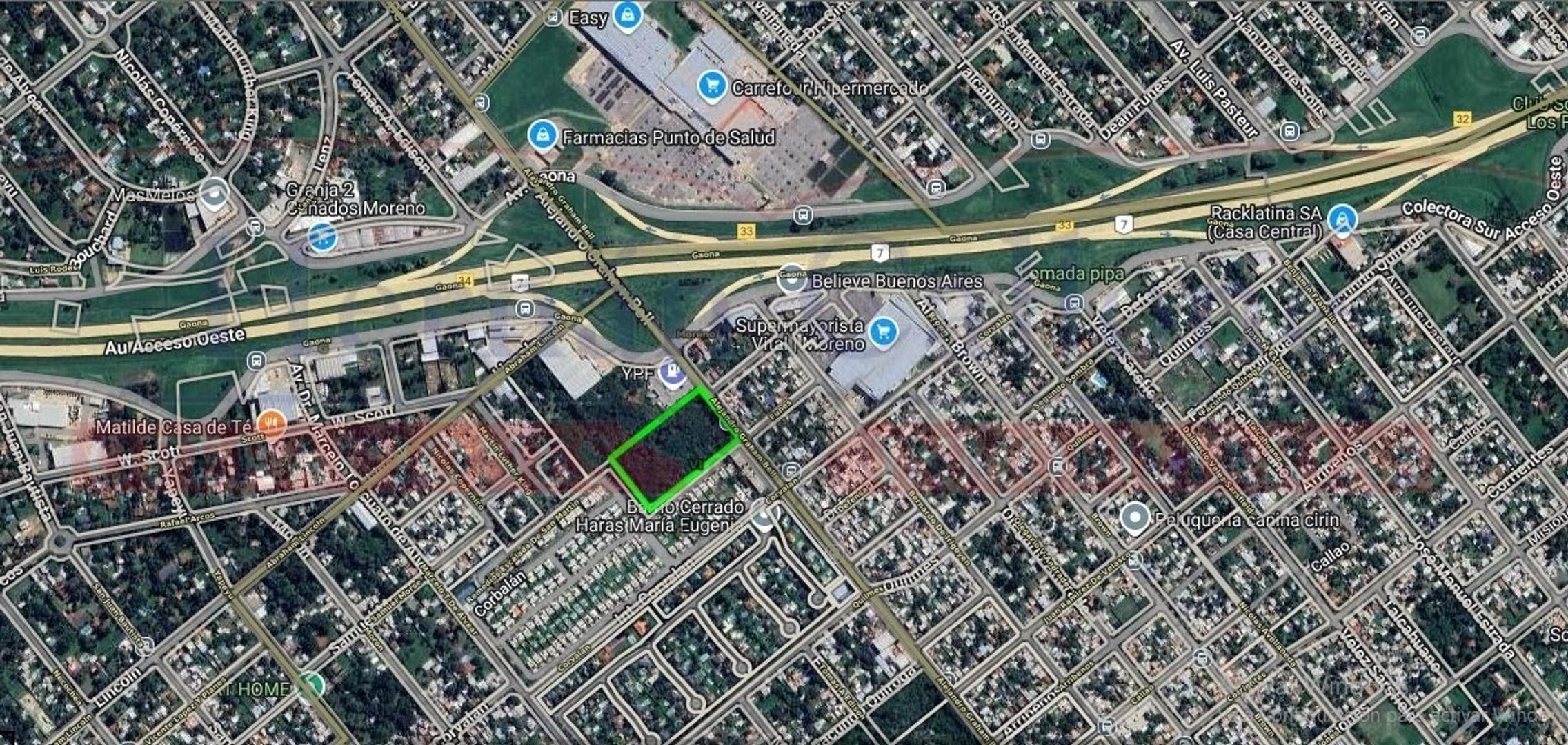 Terreno en Venta en Moreno, USD 4.800.000