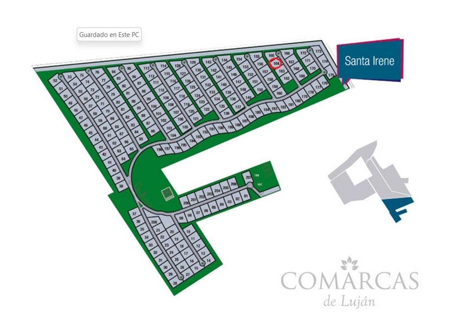 Terreno en Venta en Santa Irene, USD 65.000