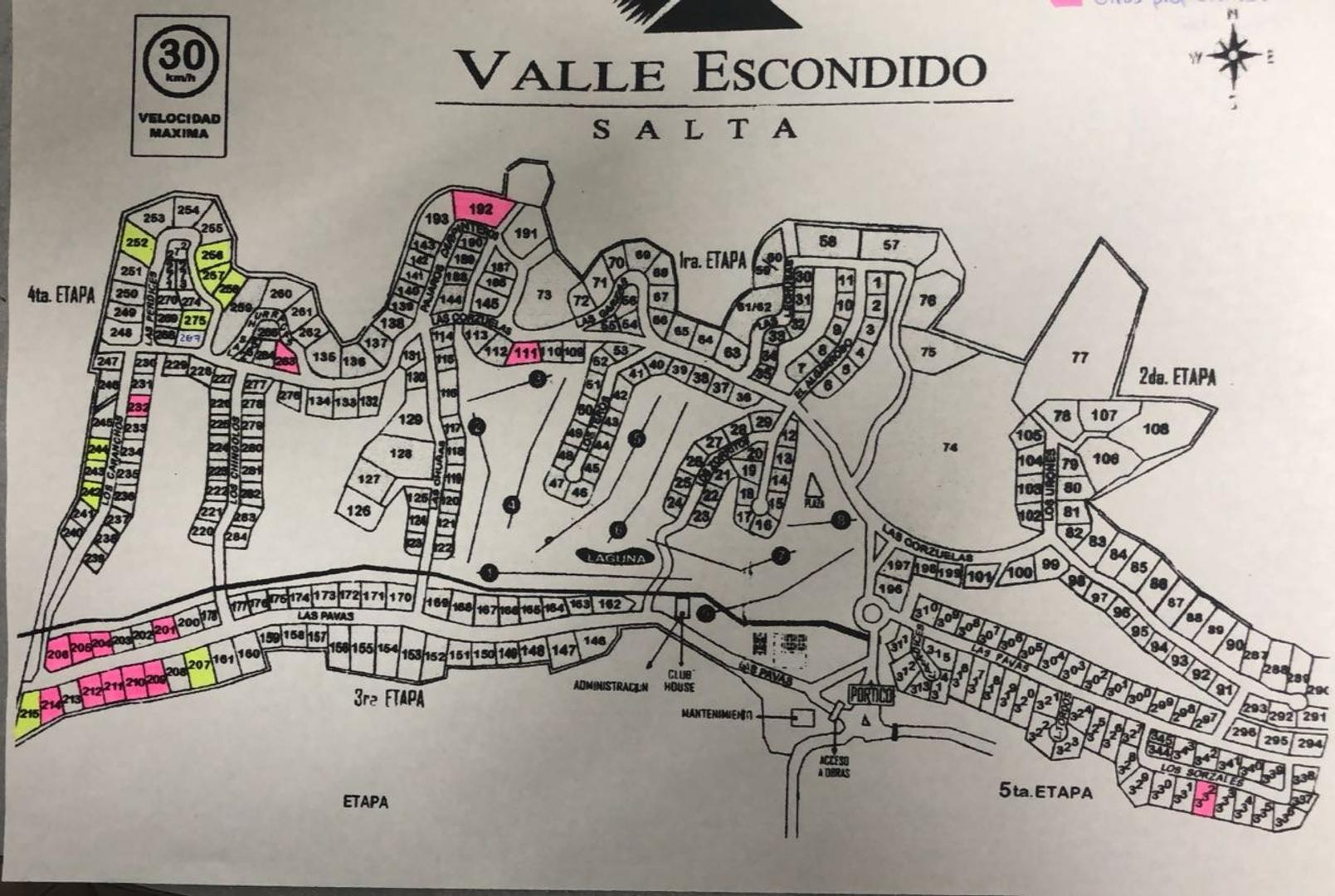 Terreno en Venta en Valle Escondido, USD 35