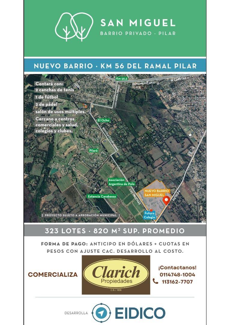 Desarollo Zona Pilar - Barrio Privado San Miguel