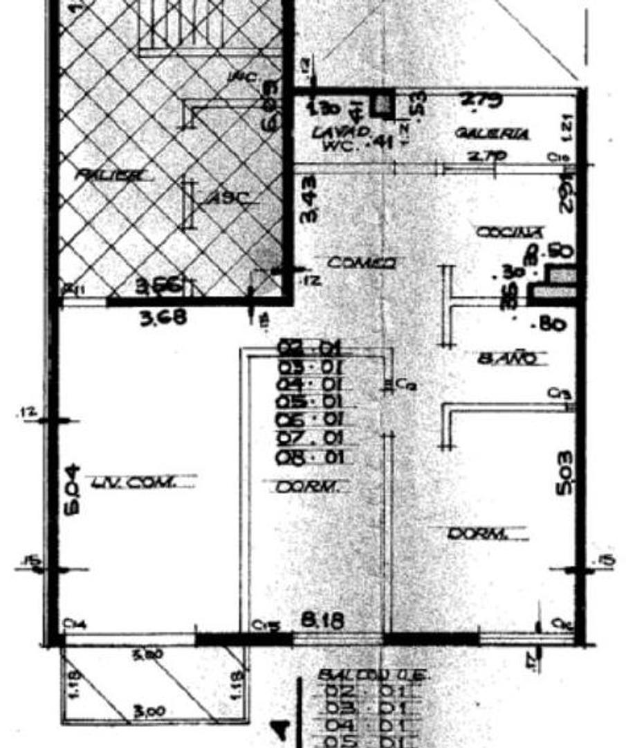 Departamento en Alquiler de 3 ambientes