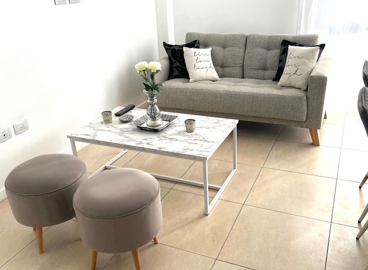 Departamento 2 ambientes con 2 baños