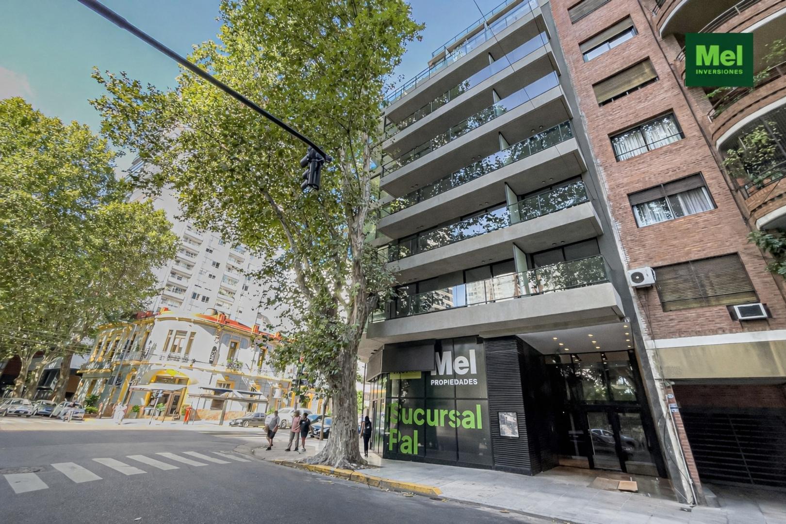 Departamento 2 ambientes con 2 baños