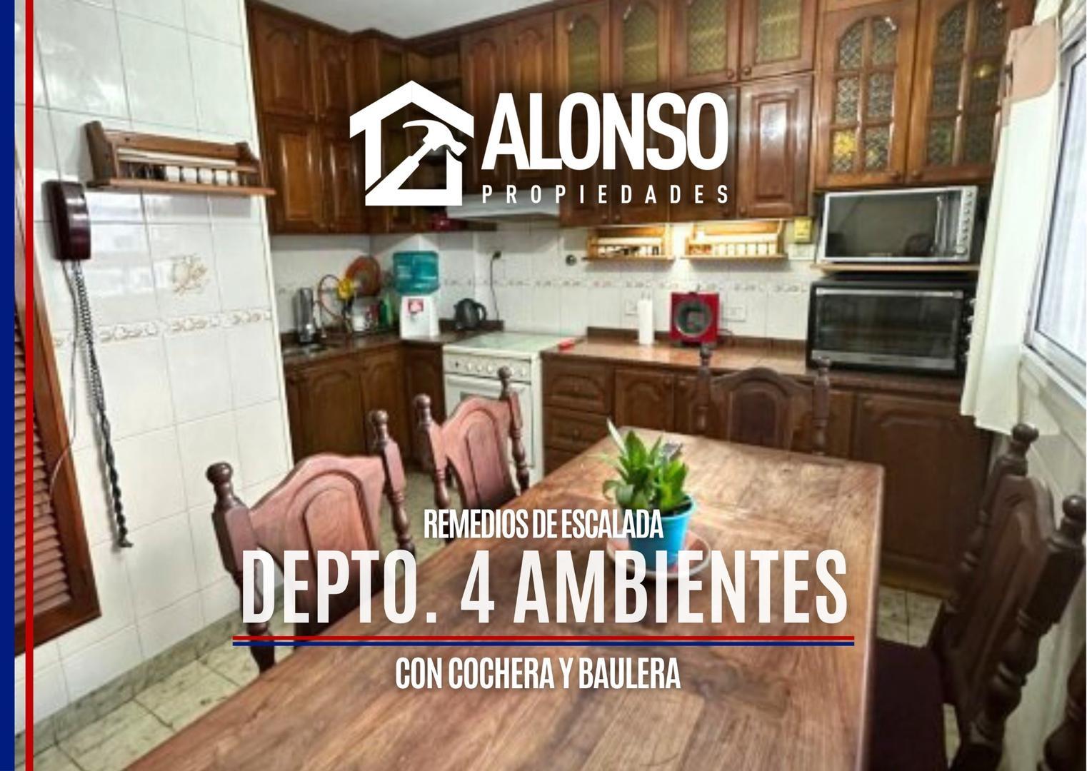 Departamento 4 Ambientes con Cochera en Venta en Escalada
