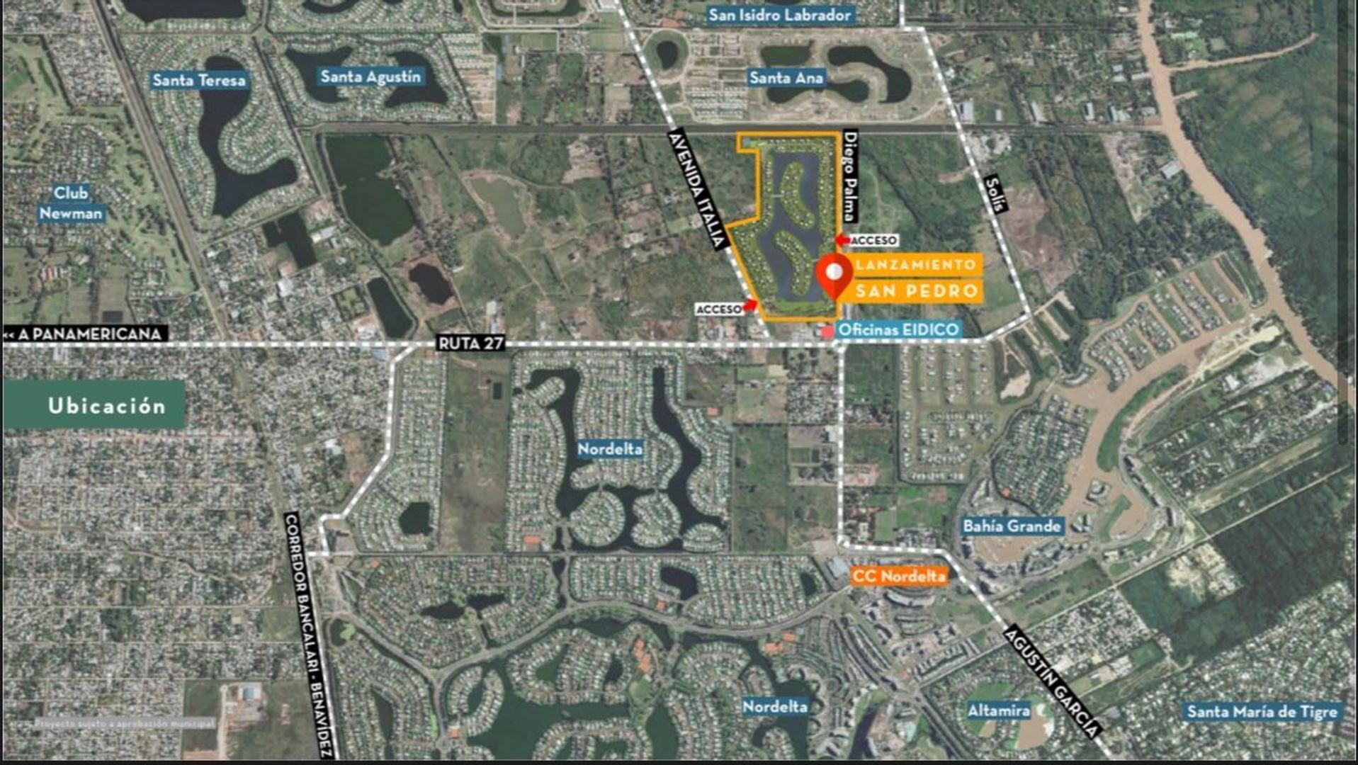 Terreno en Venta en San Pedro Barrio Nautico, USD 105.000