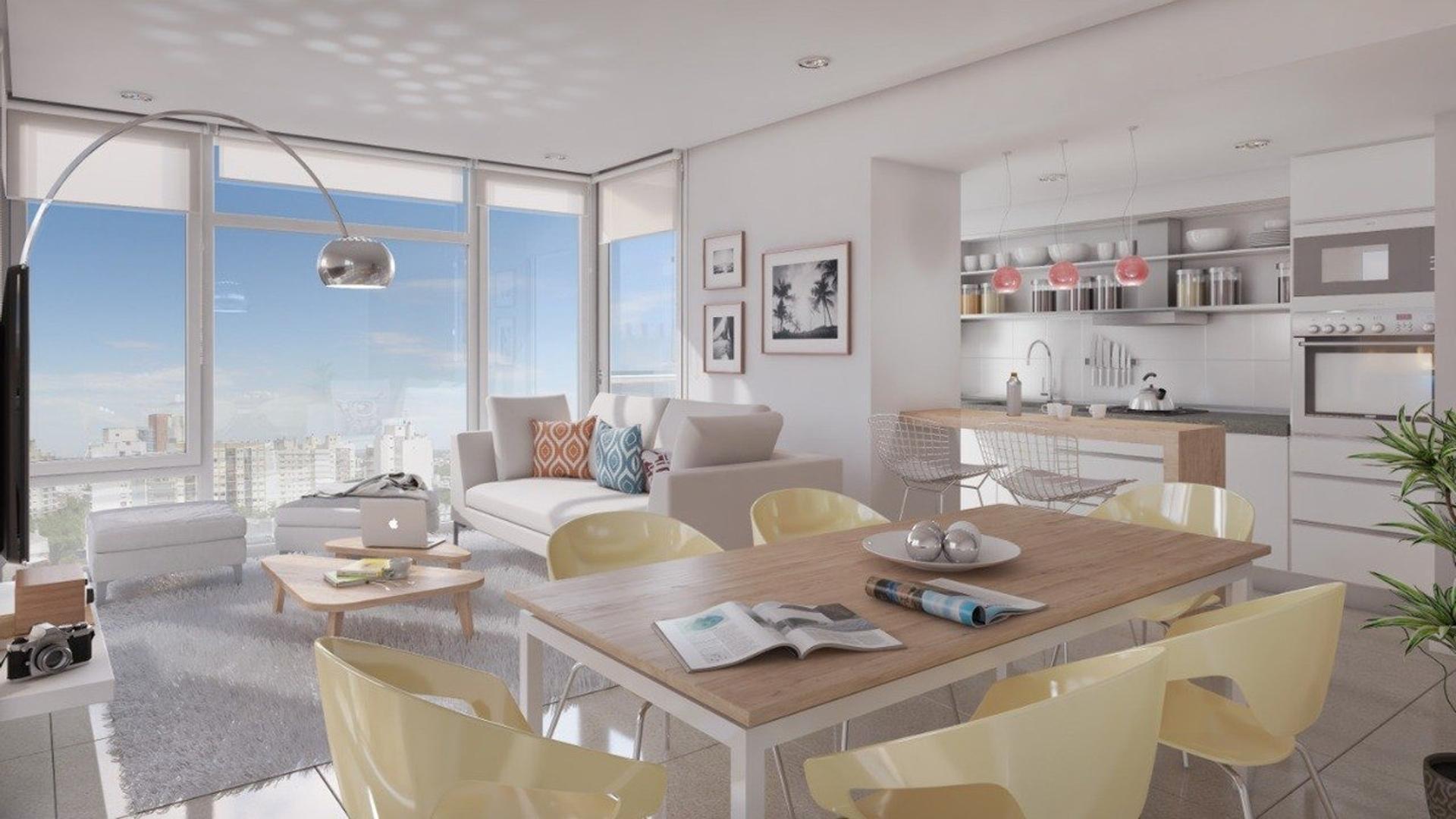 Departamento 2 ambientes con 1 baño