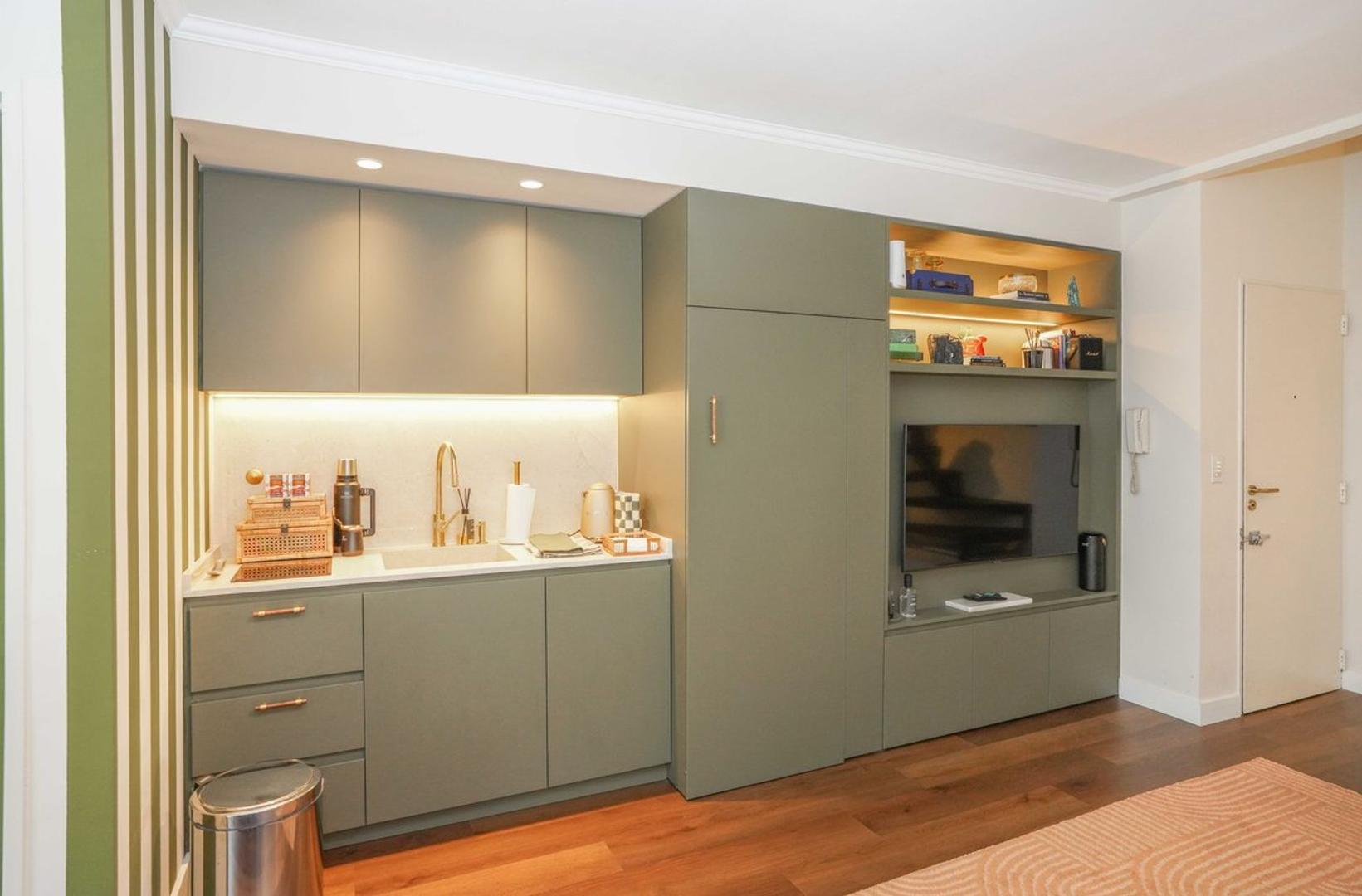 Departamento 2 ambientes con 1 baño