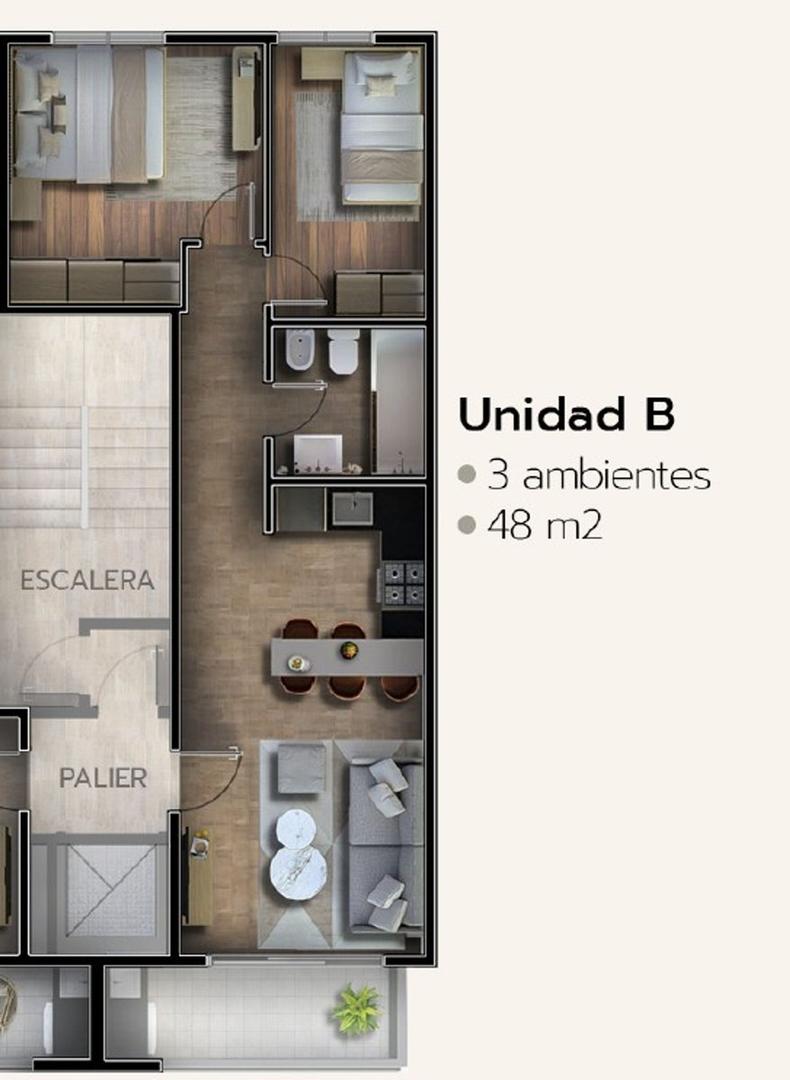 Departamento en Venta de 2 dormitorios