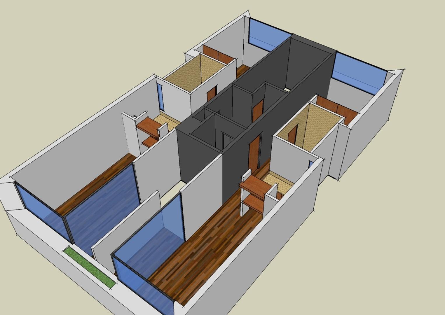 Departamento 2 ambientes con 1 baño