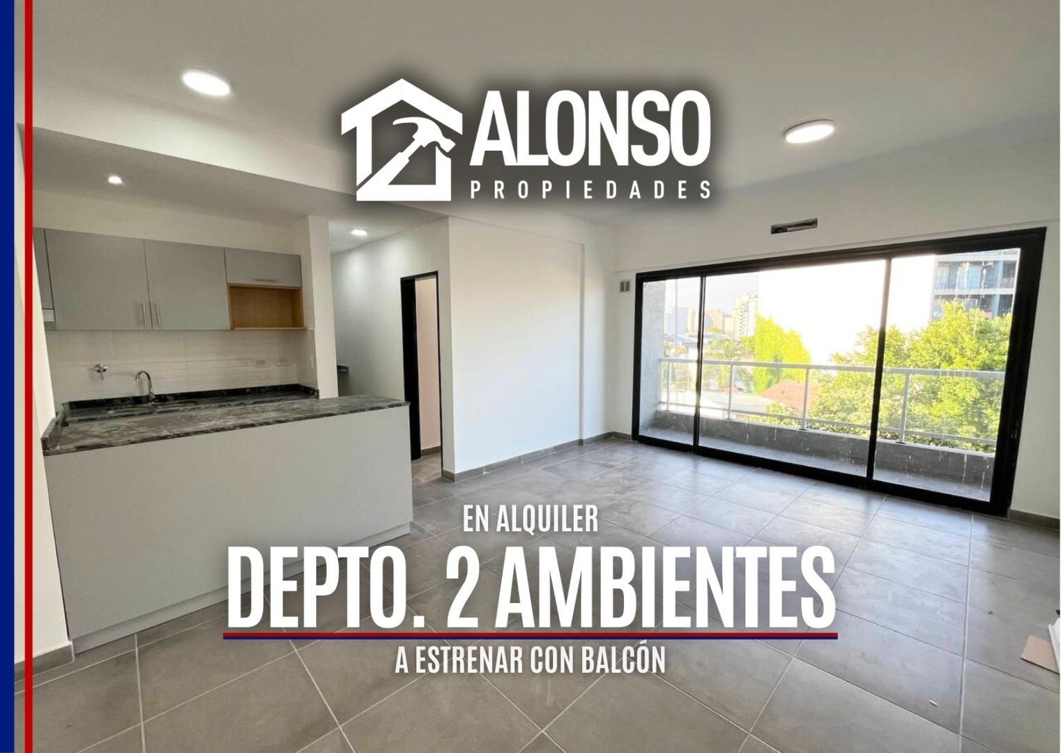 ALQUILER – DEPARTAMENTO 2 AMBIENTES A ESTRENAR