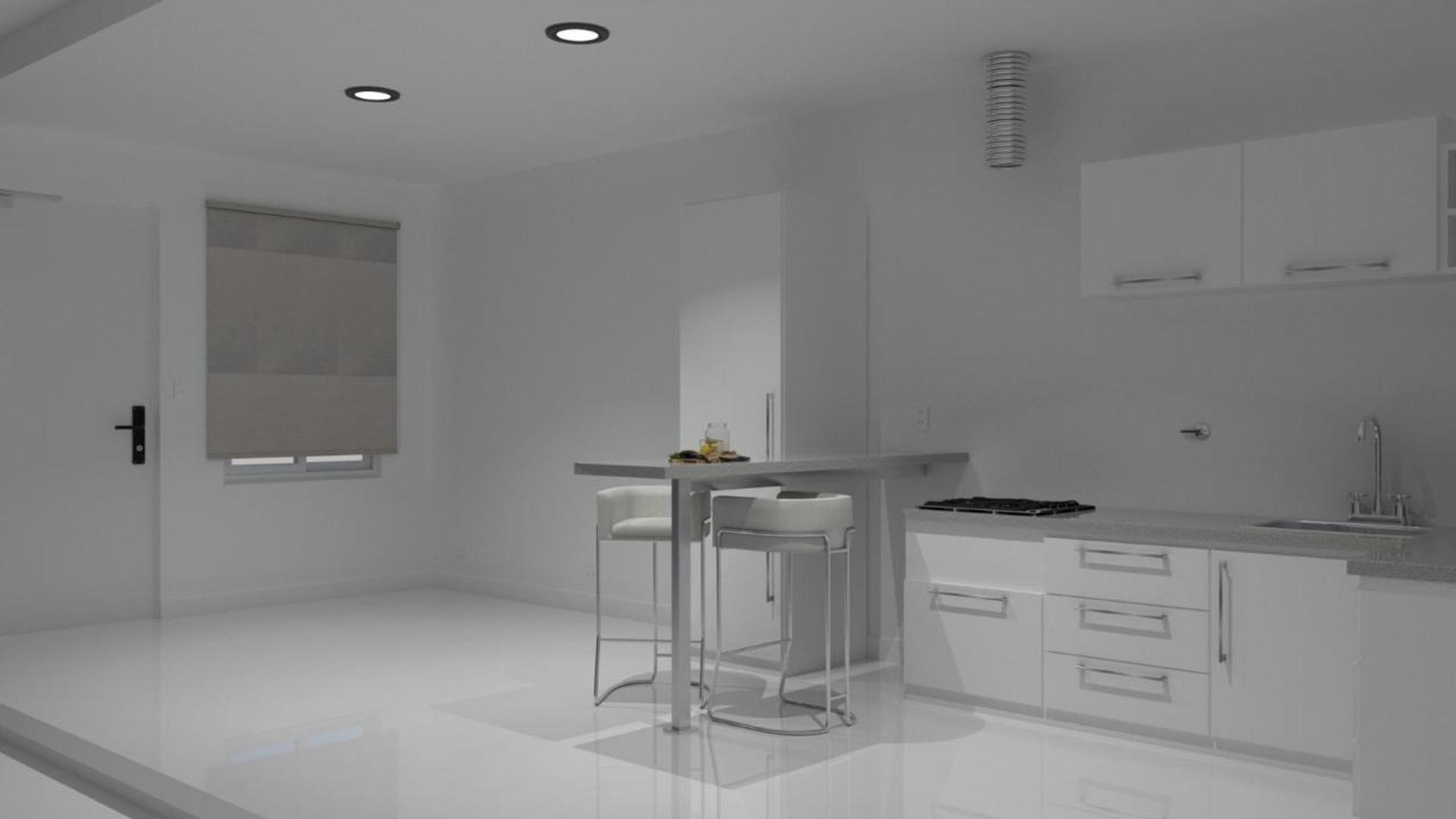 Departamento 2 ambientes con 1 baño