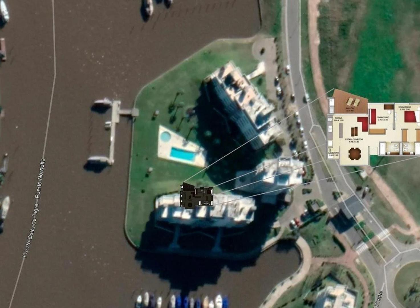 Departamento 3 ambientes con 2 baños