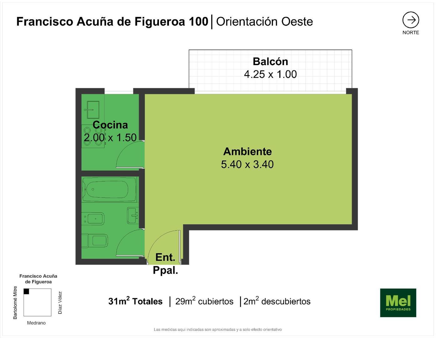 Acuña De Figueroa 121 , Piso 6