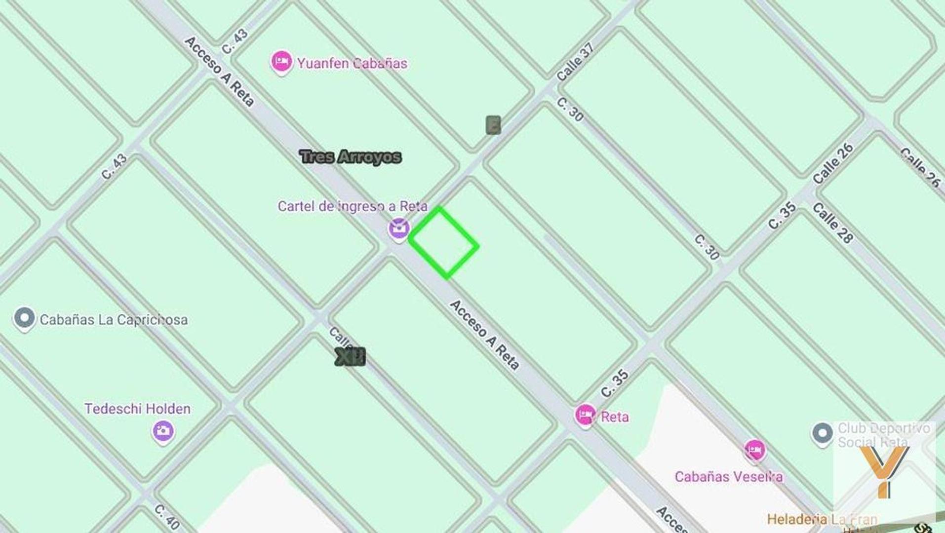 Terreno en Venta de 1995,0 m2