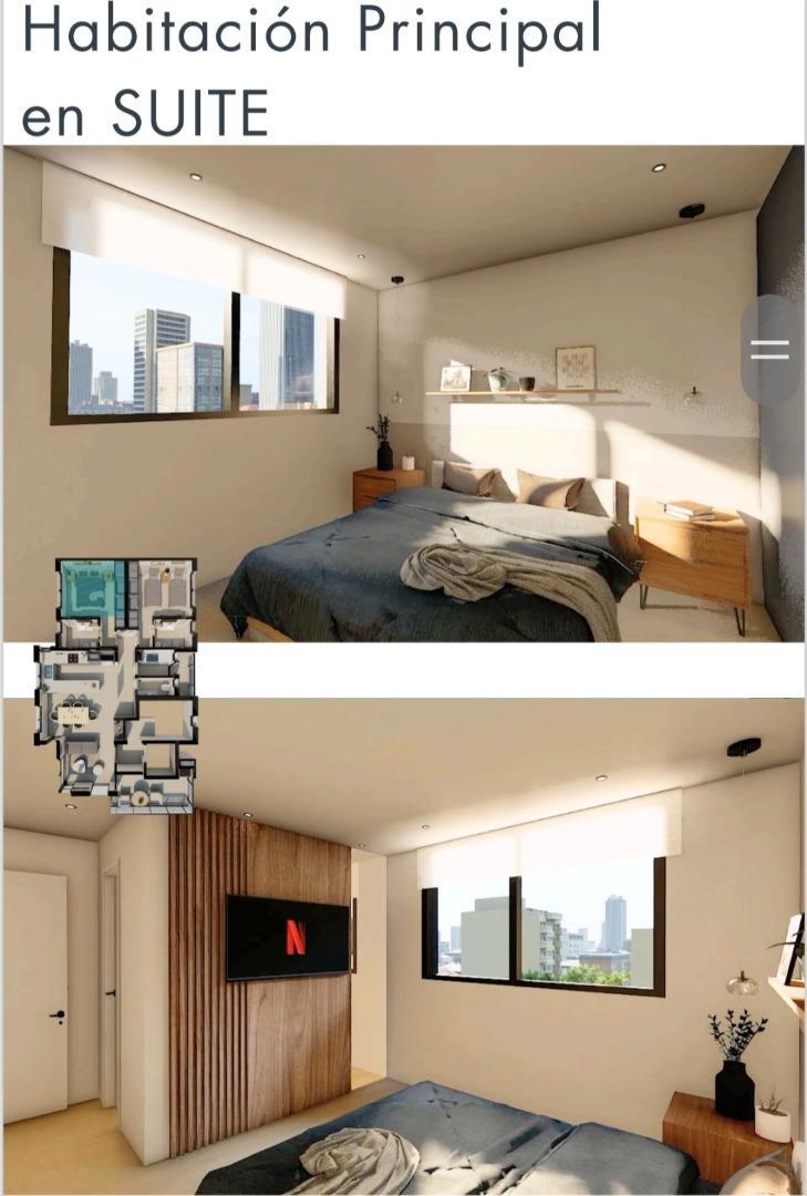 Departamento 3 ambientes con 1 baño