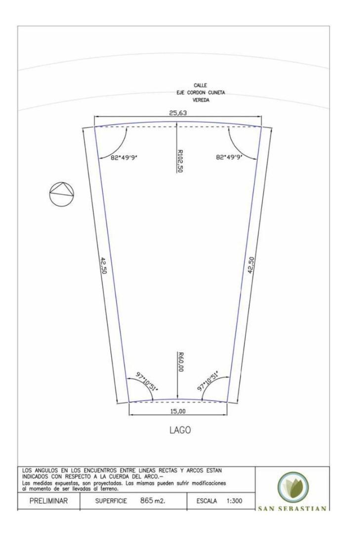 Terreno en Venta de 865,0 m2