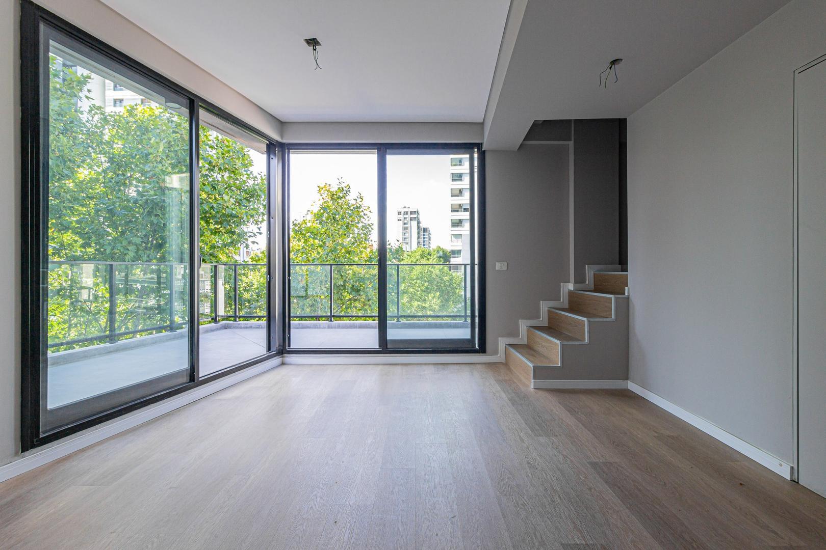 Departamento 2 ambientes con 2 baños