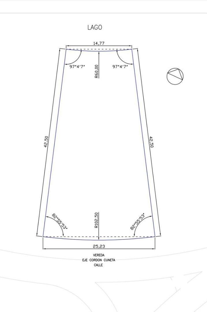 Terreno en Venta de 852,0 m2