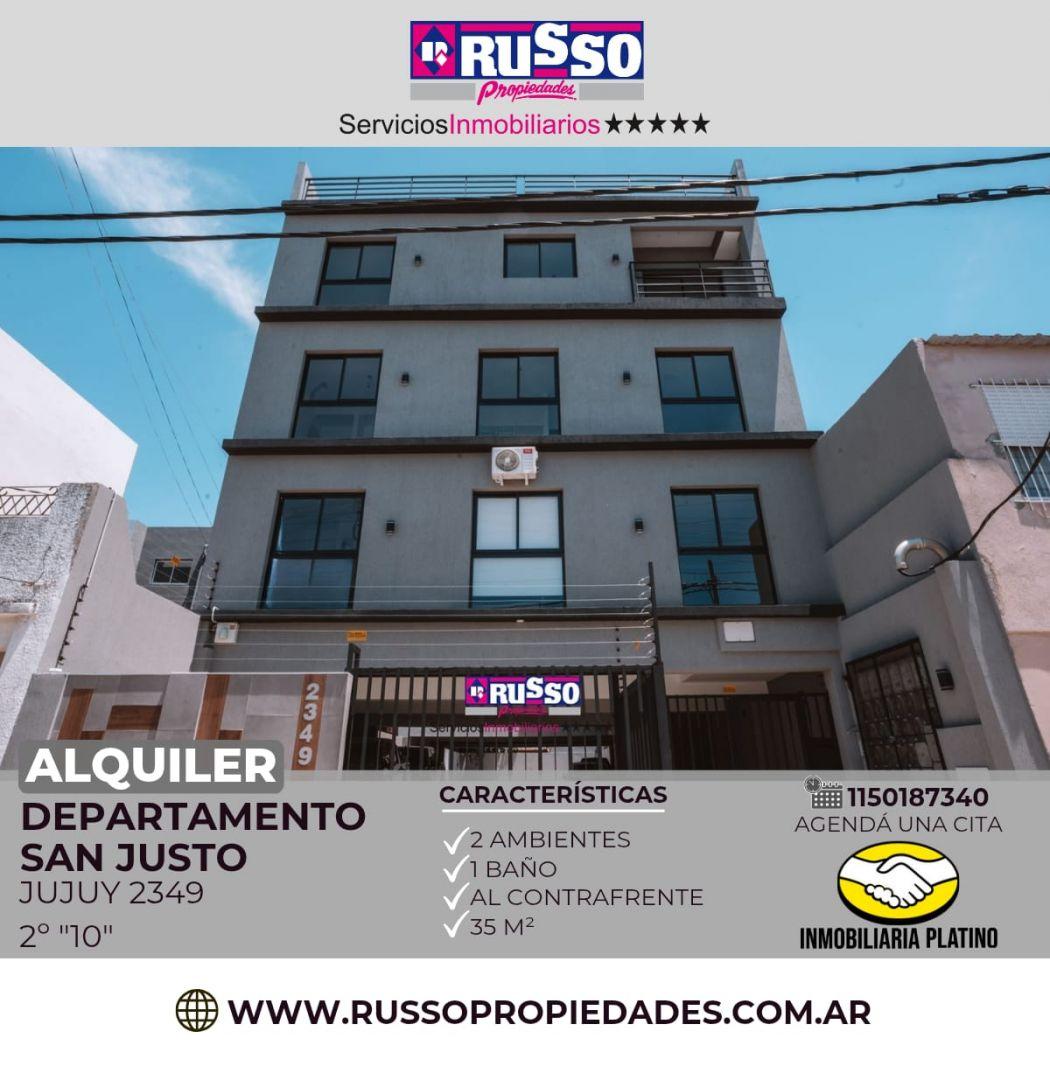 Alquiler Departamento 2 Ambientes San Justo