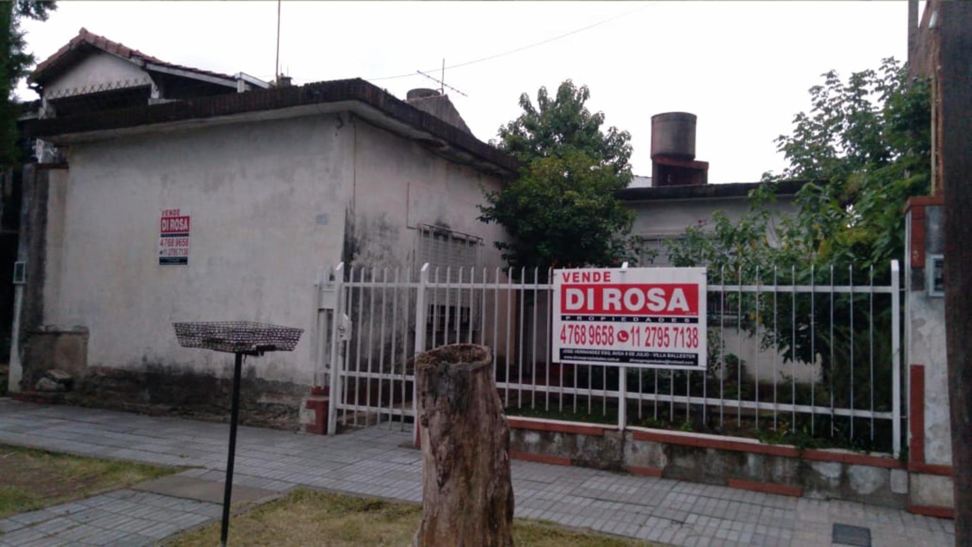 OPORTUNIDAD 2 VIVIENDAS EN PB A RECICLAR + FONDO LIBRE 130M2