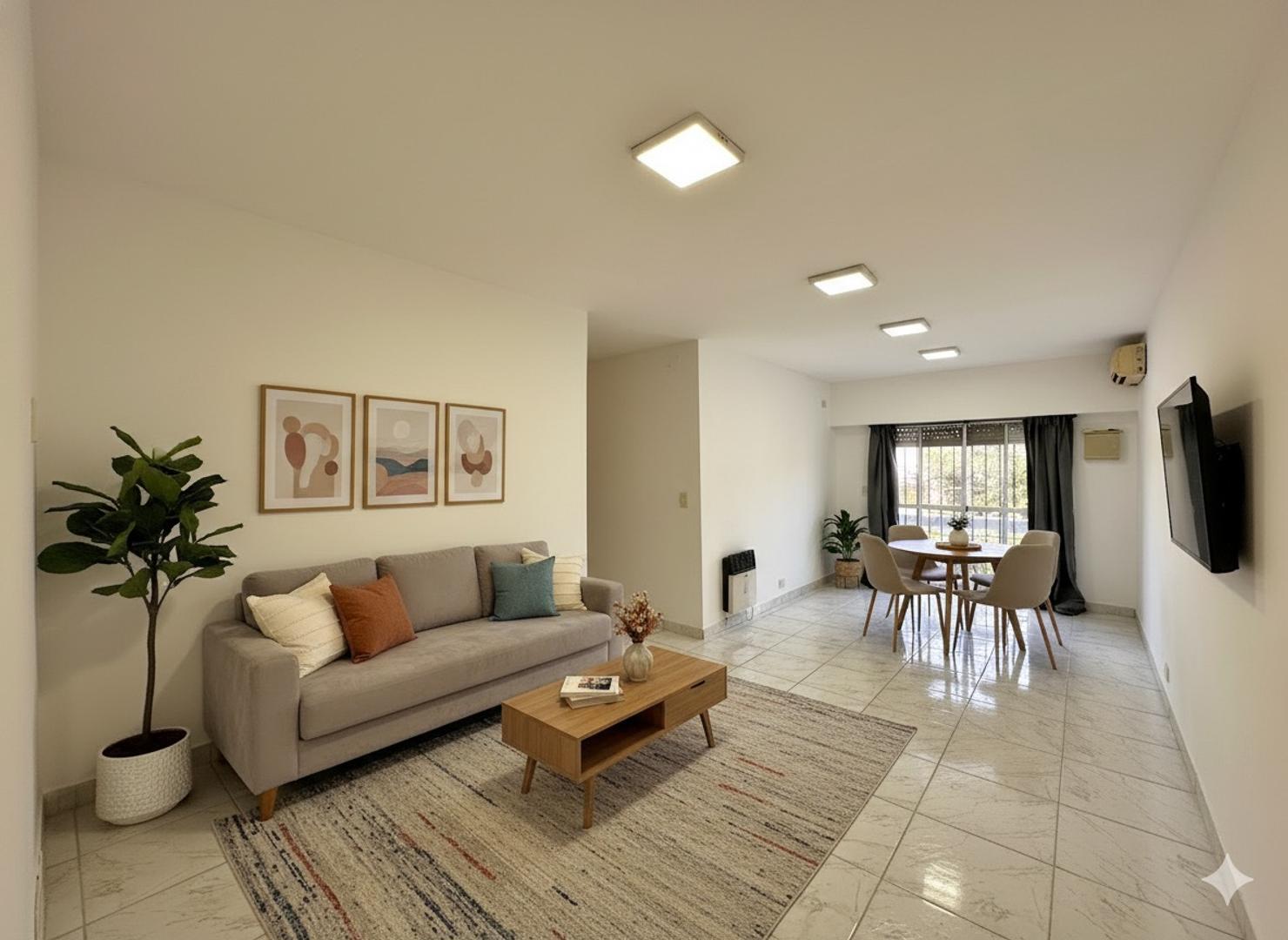 Amplio 3 ambientes con cochera!