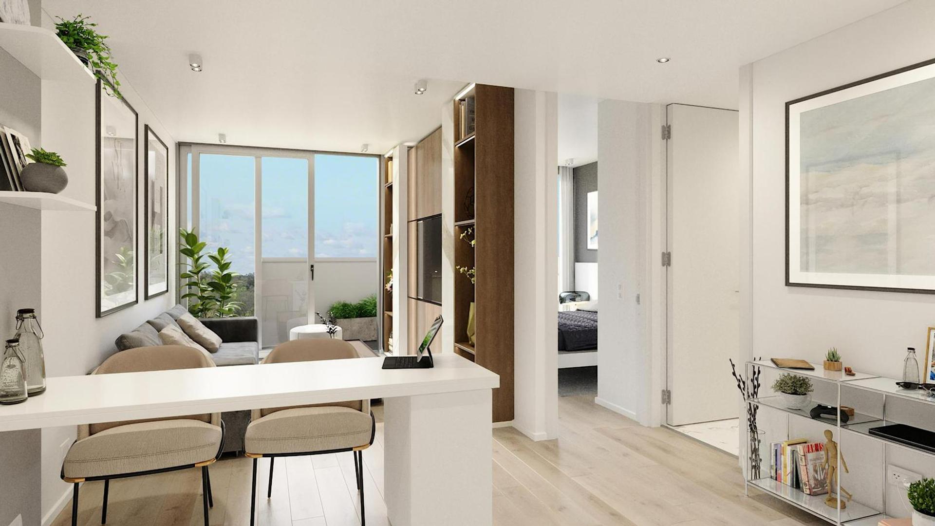 Departamento Monoambiente con 1 baño