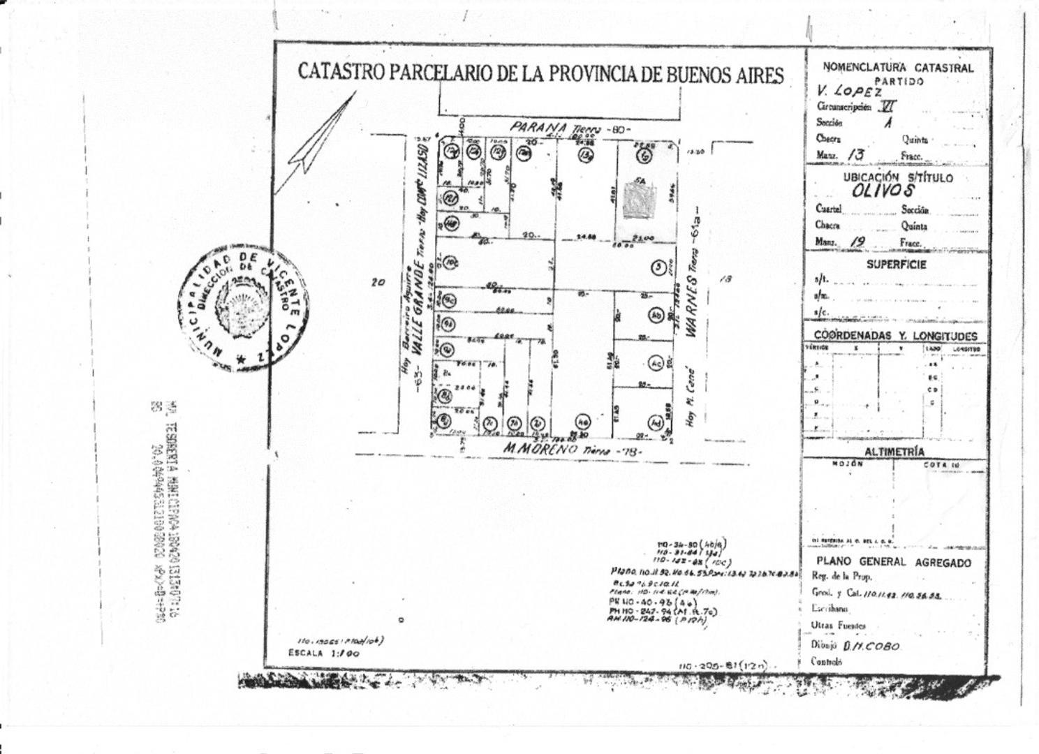 único lote apto edificio y/o comercial  excelente ubicación