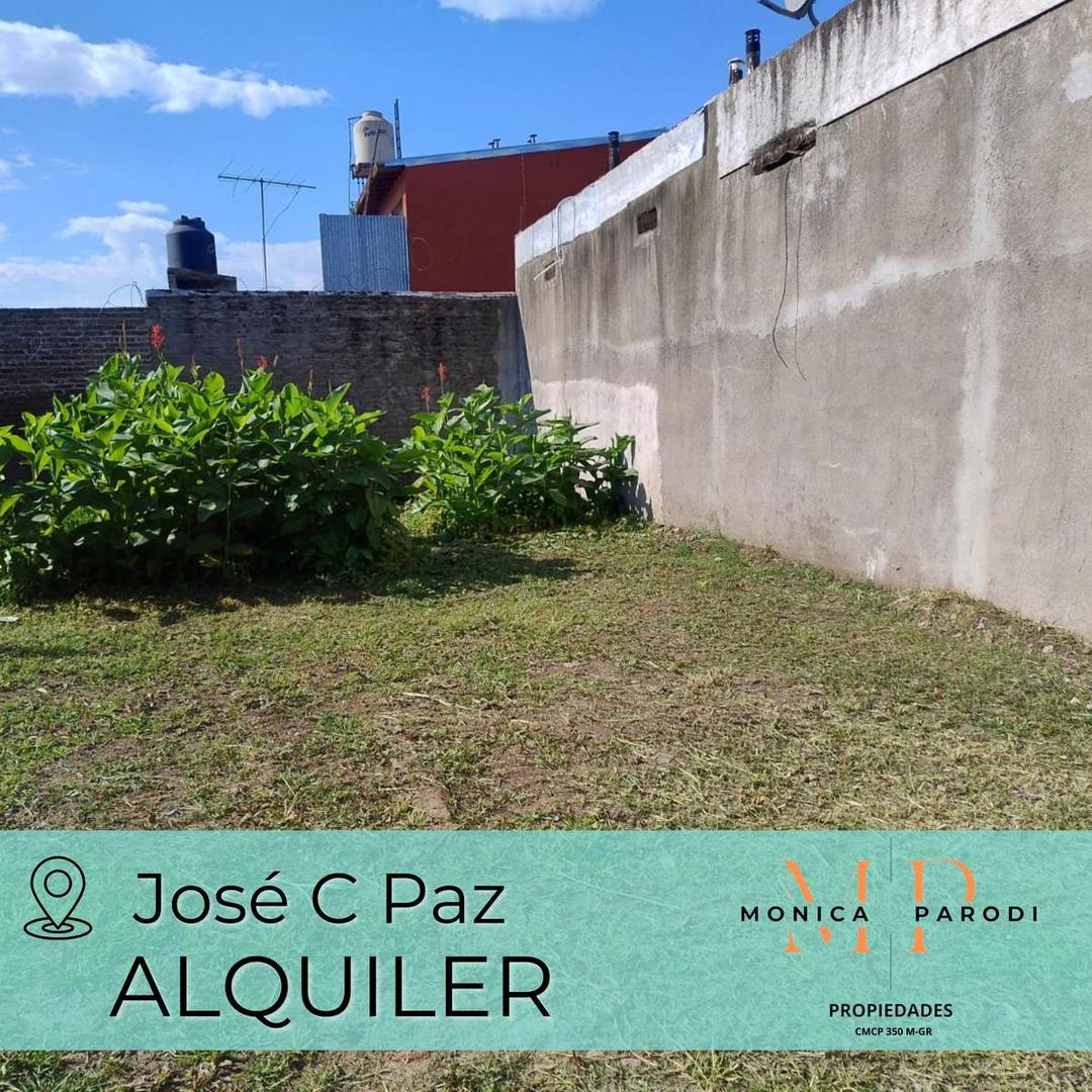 Lote en alquiler en zona comercial de José C. Paz