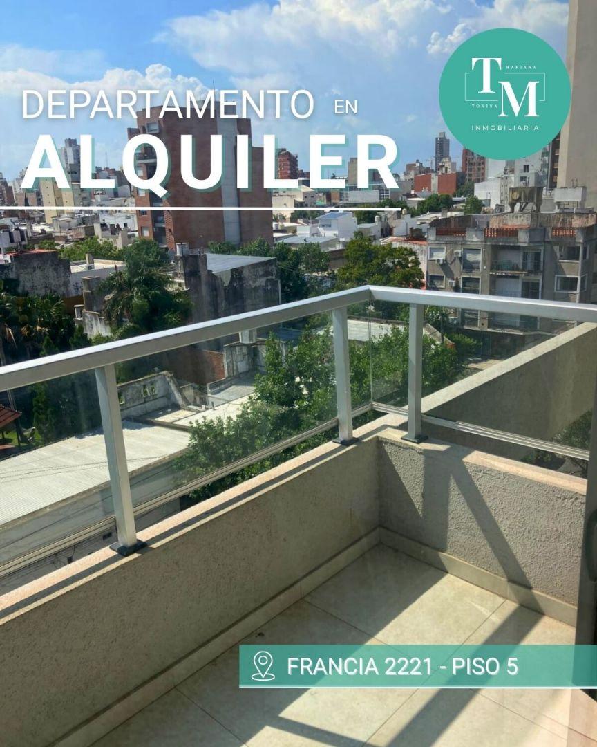 Departamento de 1 dormitorio en alquiler - Francia 2221