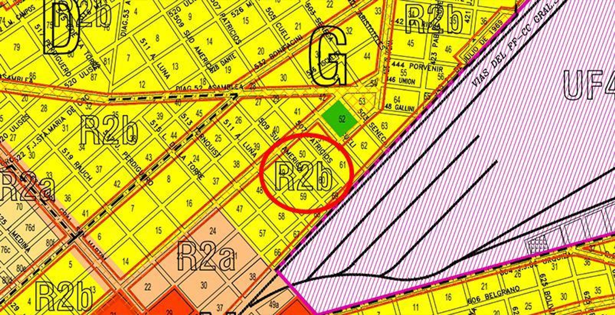 Terreno en Venta 8  mts Frente