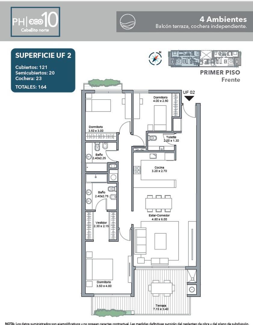 Semi Piso 4 Amb balcon terraza  cochera Entrega 8/2026