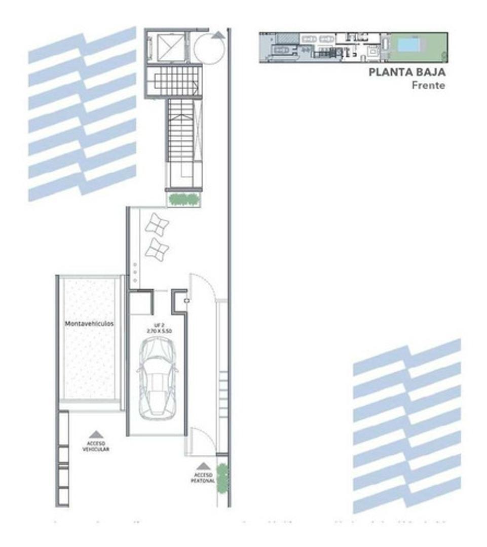 Departamento 4 ambientes con 2 baños