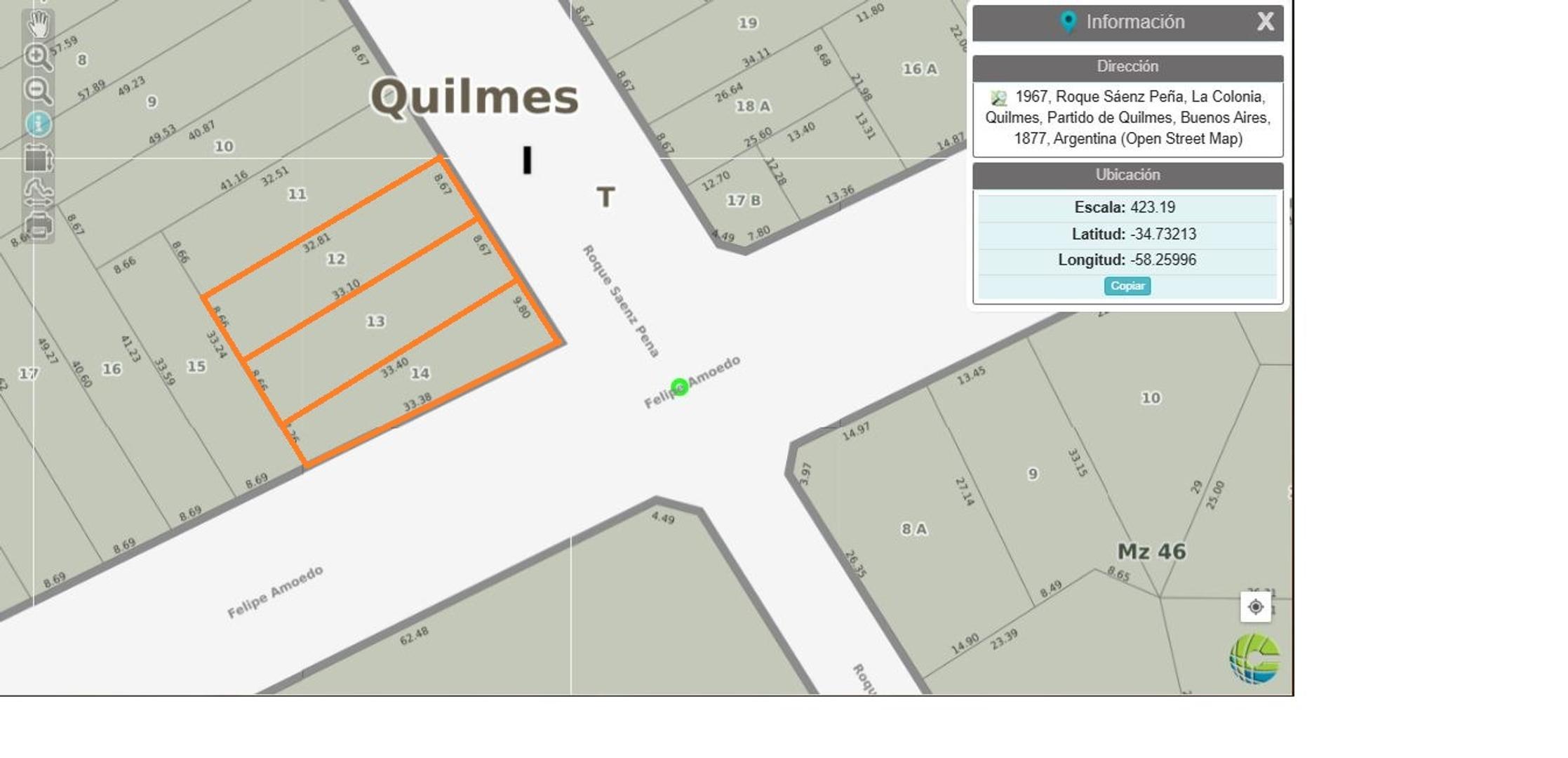 Terreno en venta Quimes