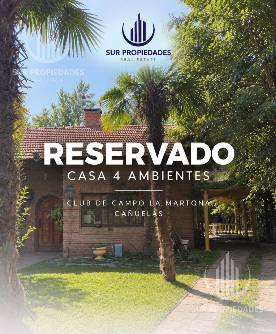 Casa 4 Ambientes En Club De Campo La Martona