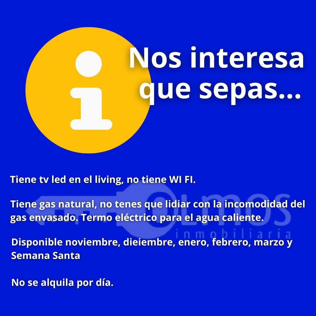 Departamento en Alquiler Temporal de 2 ambientes