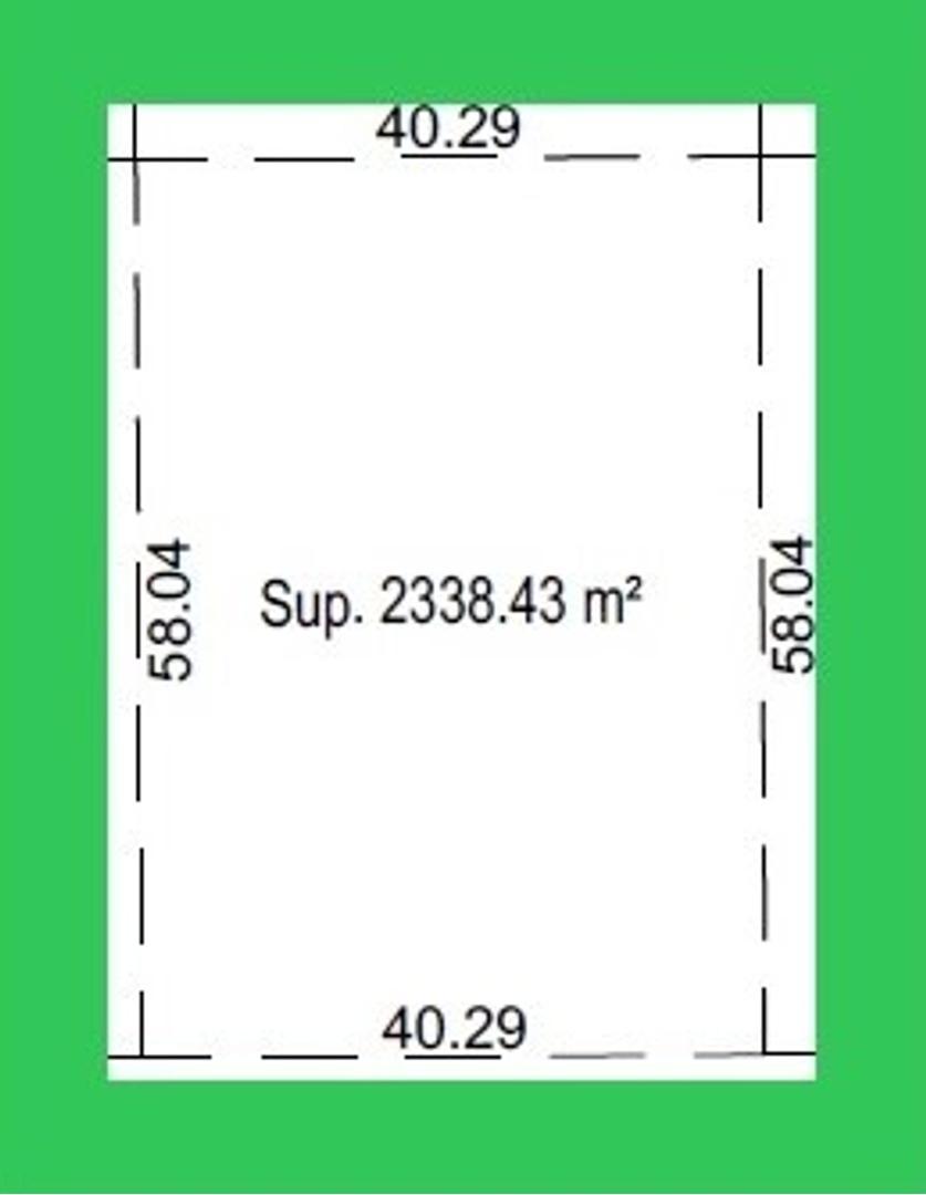 Terreno en Venta de 2338,0 m2