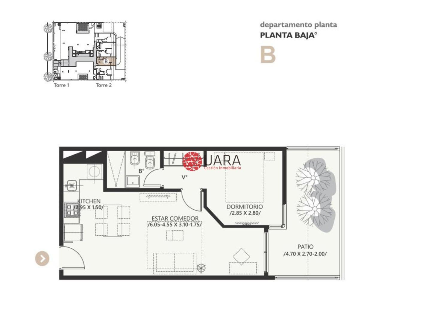 Departamento en el emprendimiento PATAGONIA 15